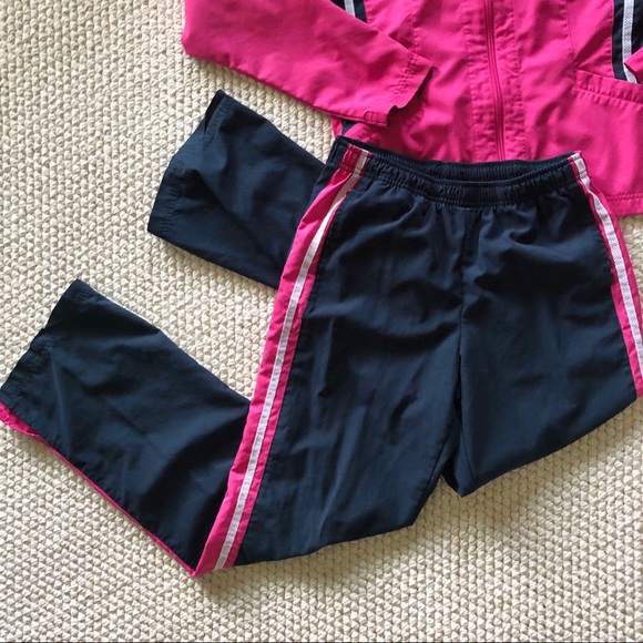 Vintage Nike Pink Navy Women’s Track Suit Jacket & Pant SET - Picture 7 of 8